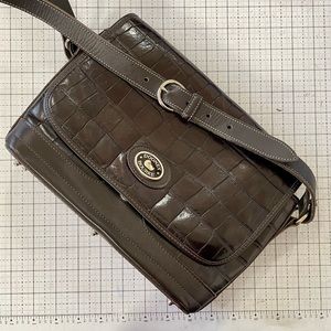 D&B croc 🐊 brown crossbody